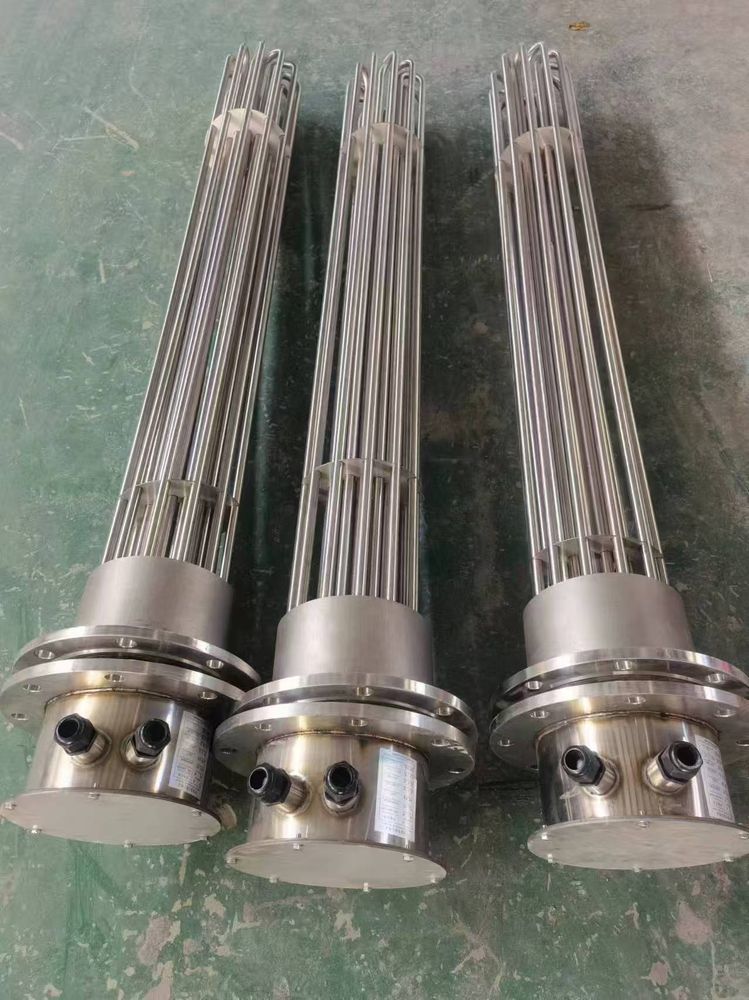 Flanged immersion heaters